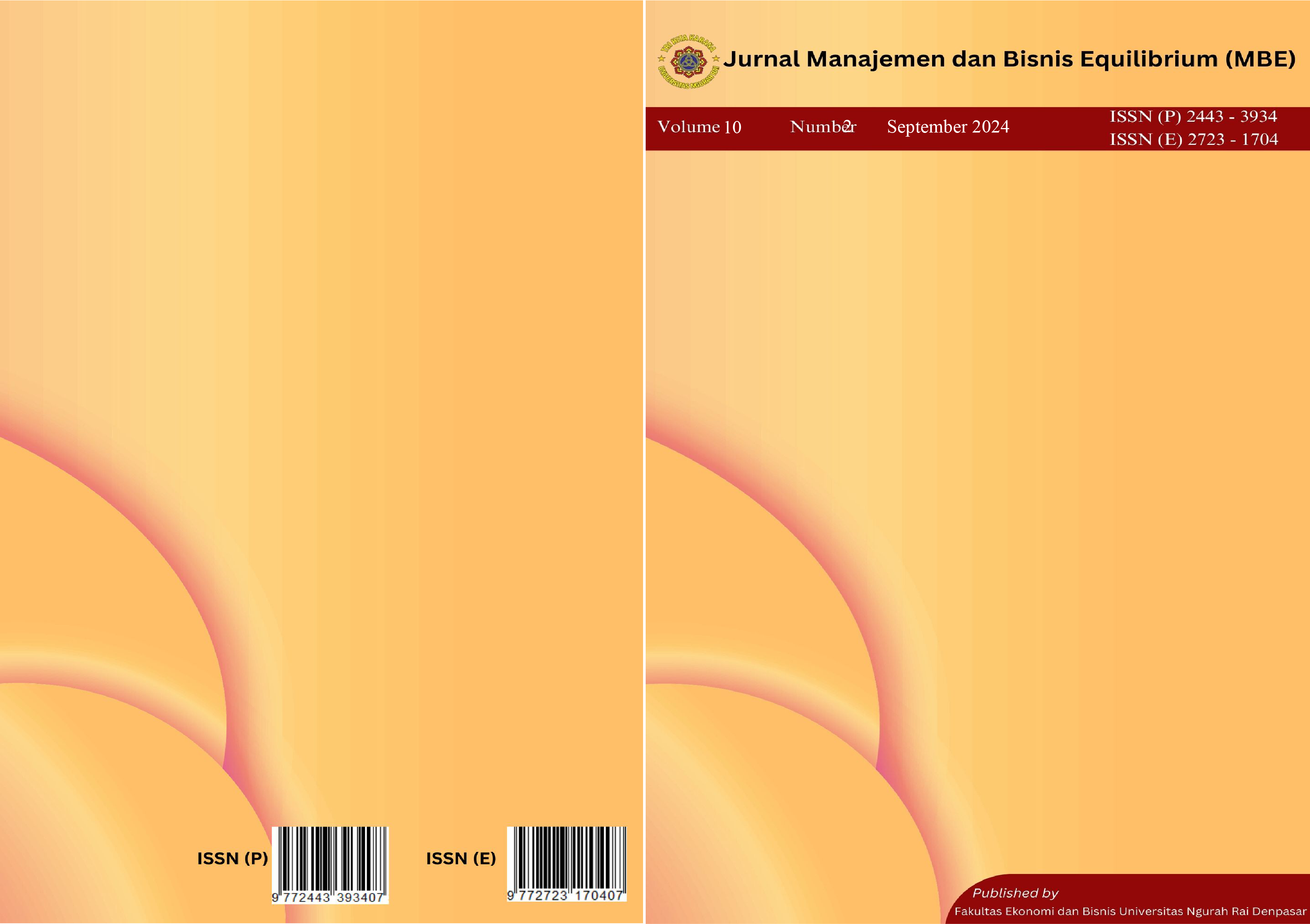 Jurnal Manajemen dan Bisnis Equilibrium